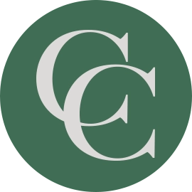Ciarrai Construction large green circular favicon with two letter "C"s overlapping.